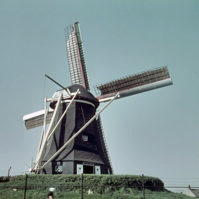 Dia, juli 1961, collectie RCE: Documentnummer 405.446 | Database Nederlandse molens media-bestand