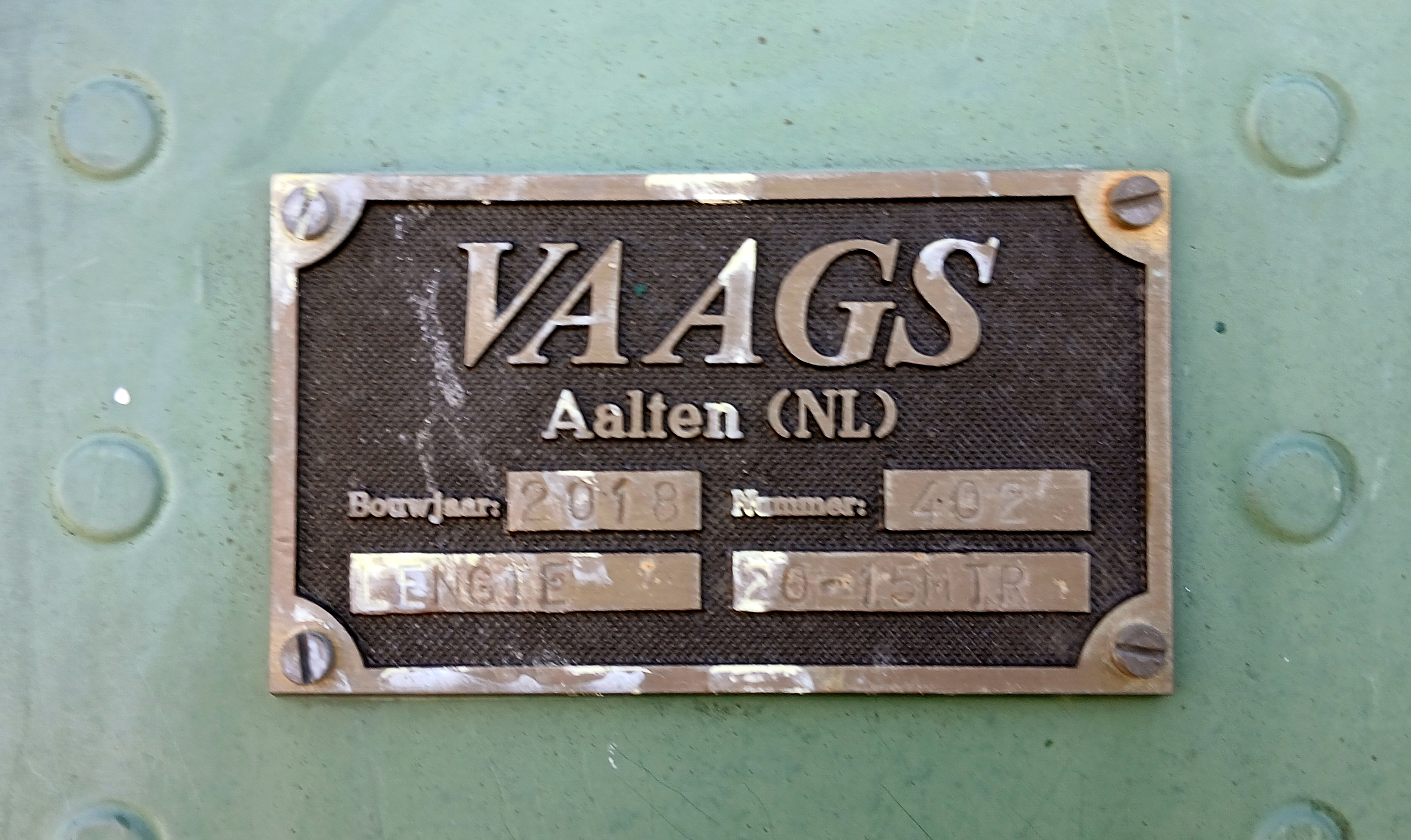 1, Roede 402, Vaags, Gijs Dinand Nienhuis (26-09-2026) | Database Nederlandse molens