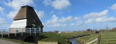Polder Streefkerk, Hoge Tiendwegsemolen, Foto: Nelly Sonneveld (2019)