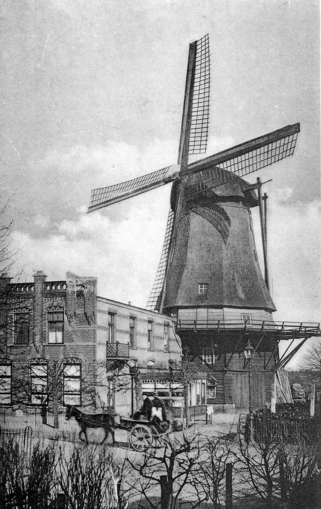 3, Molen 01072 b De Gunst (Amersfoort), Ansichtkaart, 1885-1900 coll DVM | Database Nederlandse molens media-bestand