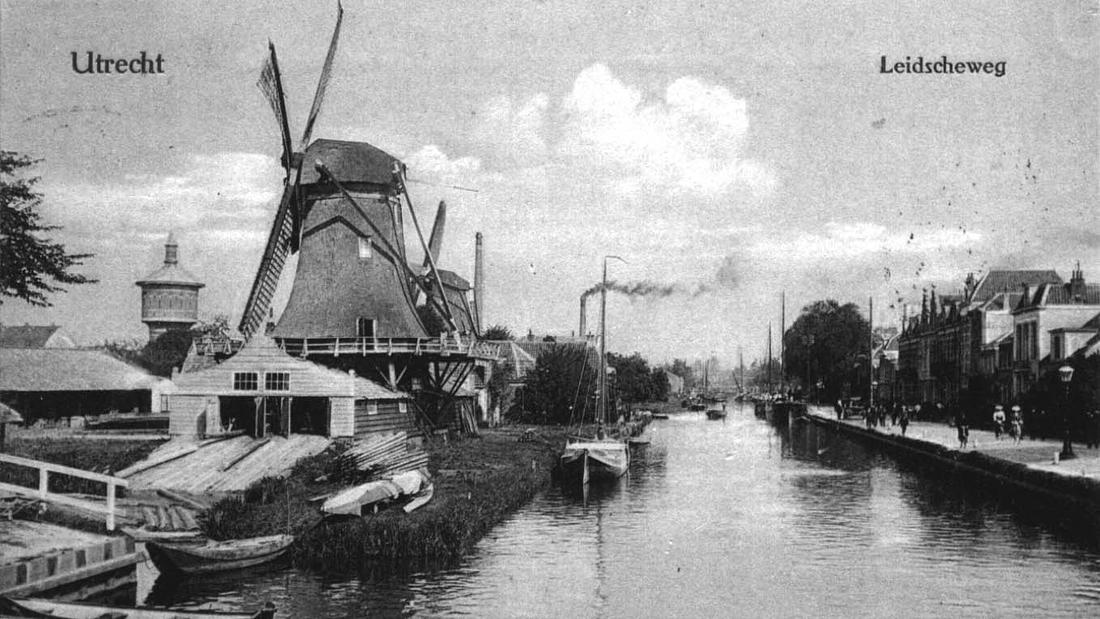 2, Molen 01041 e De Bijgeval (Utrecht), Ansichtkaart, coll. W. van Breenen | Database Nederlandse molens media-bestand