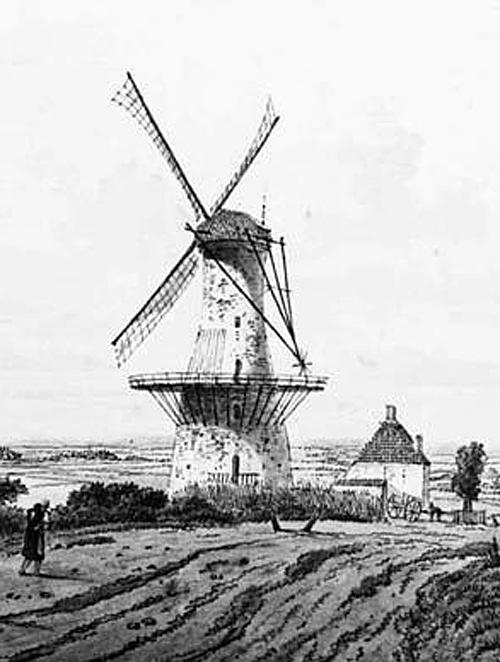 Molen 17989 Tot Voordeel en Genoegen / Molen van Post (Ubbergen), uitsnede van onderstaande afbeelding | Database Nederlandse molens media-bestand