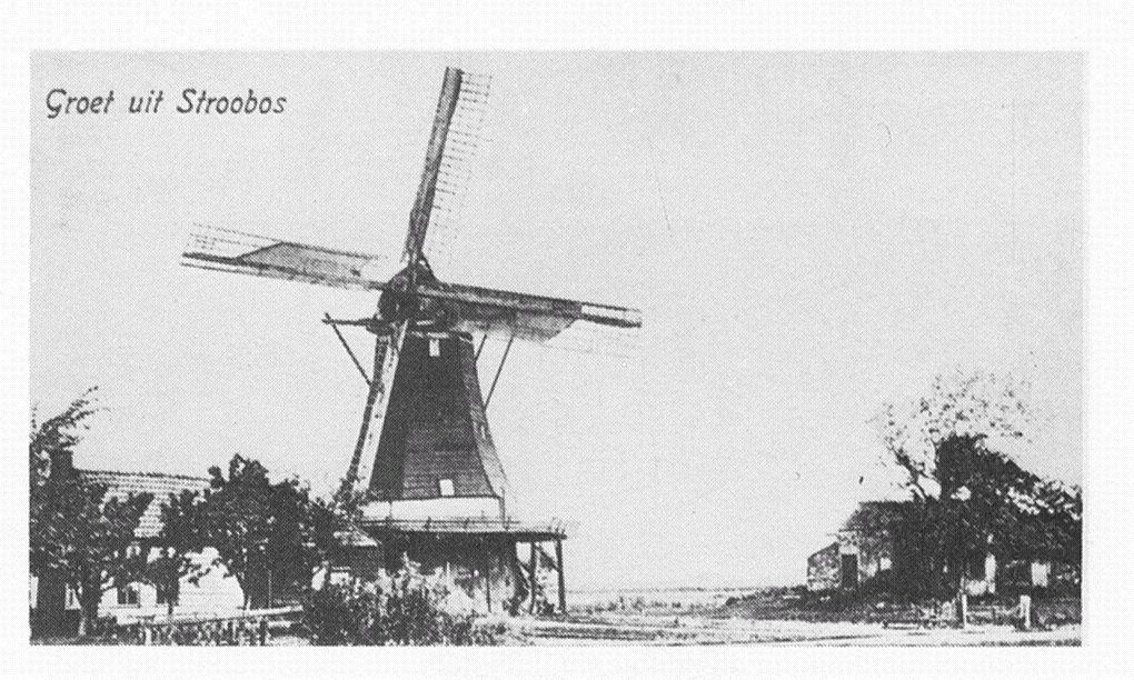 1, Molen 04449 d Molen van Ritsema (Gerkesklooster-Stroobos/ Gerkeskleaster-Strobos), Ansichtkaart, coll. DVM | Database Nederlandse molens media-bestand