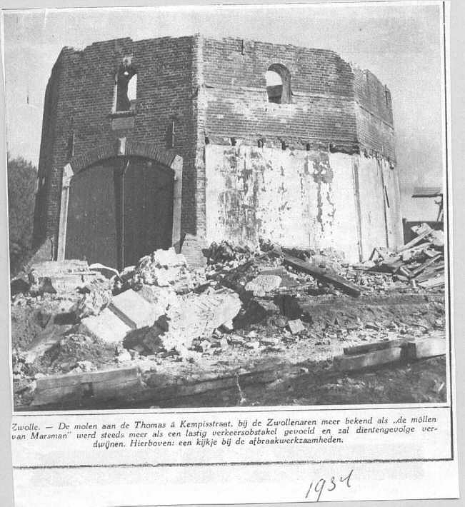 2, Molen 01838 l De Beltmolen van Marsman (Zwolle), krantenartikel 1934 | Database Nederlandse molens media-bestand