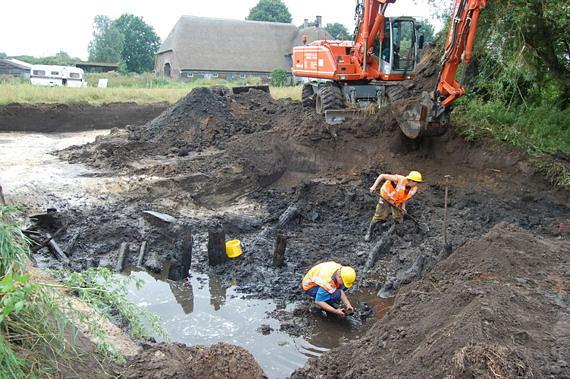 2, Molen 08101 Watermolen bij de Olthof (Deventer), Opgraving september 2008 | Database Nederlandse molens media-bestand