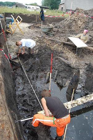 3, Molen 08101 Watermolen bij de Olthof (Deventer), Opgraving september 2008 | Database Nederlandse molens media-bestand