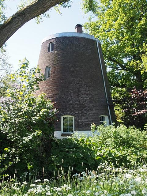 Molen 01192 Polder Veen, Veense Molen (Wijk en Aalburg), Foto S. Boumans, 08-05-2018 | Database Nederlandse molens media-bestand