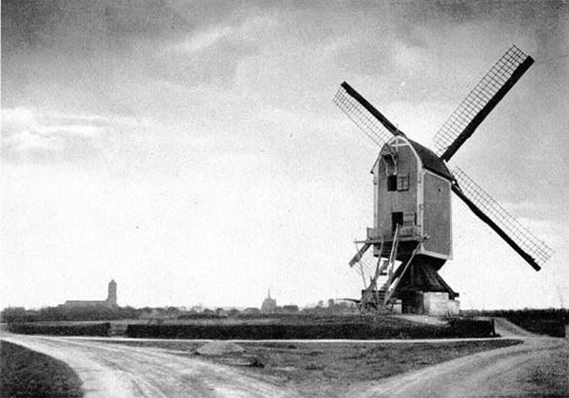 2, Molen 00265 De Batavier / De Planken Molen (Elst), D.J. van der Ven, uitg. Meulenhoff & Co. (zomer 1915) | Database Nederlandse molens media-bestand