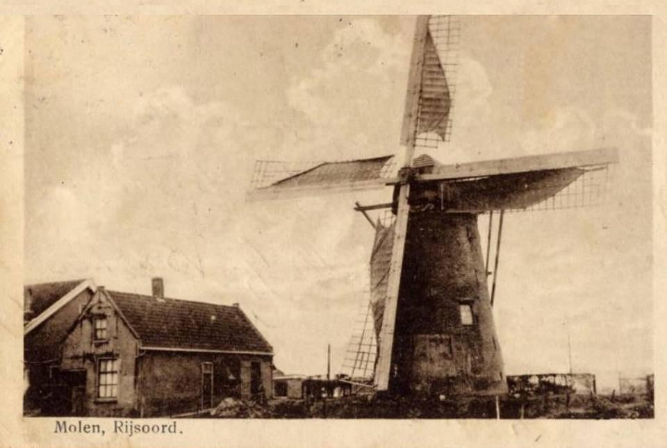 3, Molen 02766 De Kersenboom (Rijsoord), Ansichtkaart, collectie J. Dekker | Database Nederlandse molens media-bestand