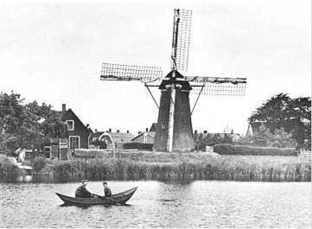2, Molen 02766 De Kersenboom (Rijsoord), Ansichtkaart, collectie J. Dekker | Database Nederlandse molens media-bestand