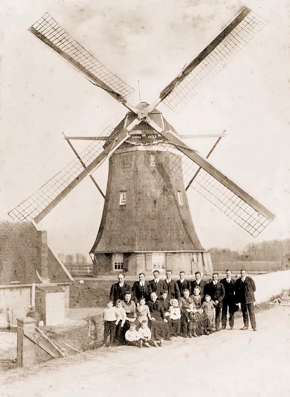 1, Molen 01167 b Polder Schieveen, Bovenmolen / Schieveense- of Achtkante Molen (2e) (Rotterdam, stadsdeel Overschie), Foto onbekend | Database Nederlandse molens media-bestand