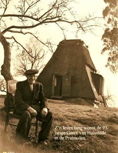 2, Molen 06657 a Meeruiterdijksche- of Prutpolder, De Prutter (Nederhorst den Berg), Foto 09-06-1955, collectie familiebestand, mevr Corrie van Huisstede | Database Nederlandse molens media-bestand