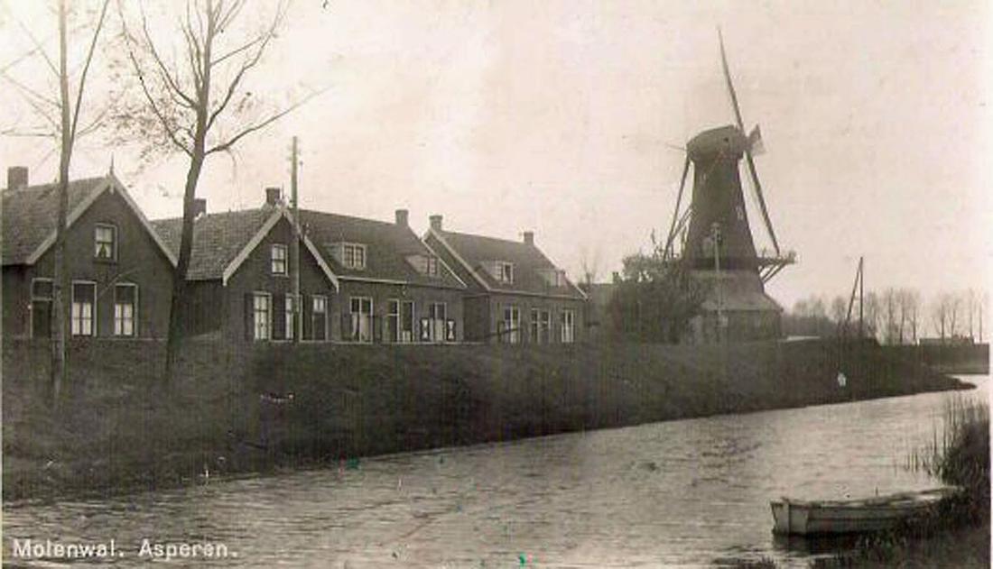 2, Molen 01210 De Haas (Asperen), ansichtkaart, coll. DVM | Database Nederlandse molens media-bestand