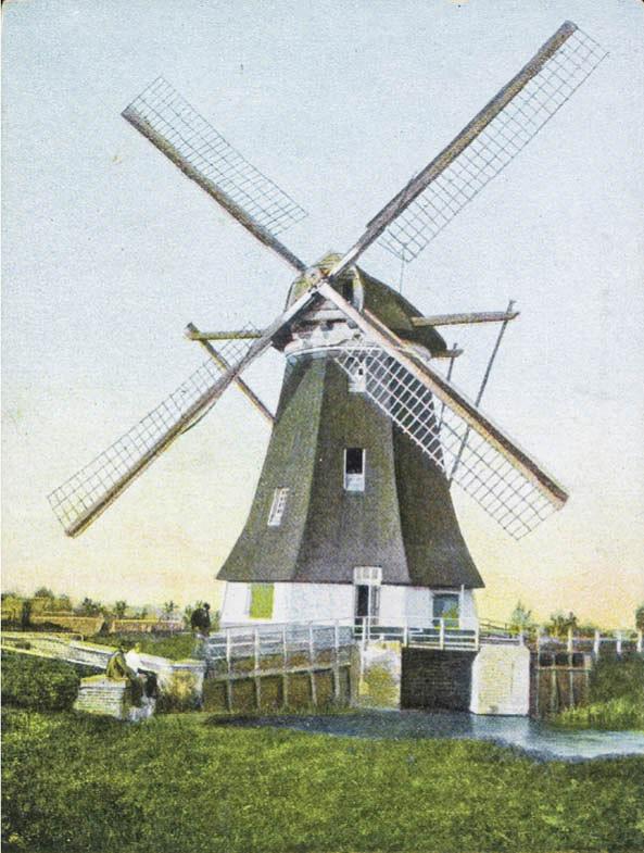 Molen 01763 c Boezemmolen No. 1 (Rotterdam, stadsdeel Kralingen-Crooswijk), Ansichtkaart, collectie DHM | Database Nederlandse molens media-bestand