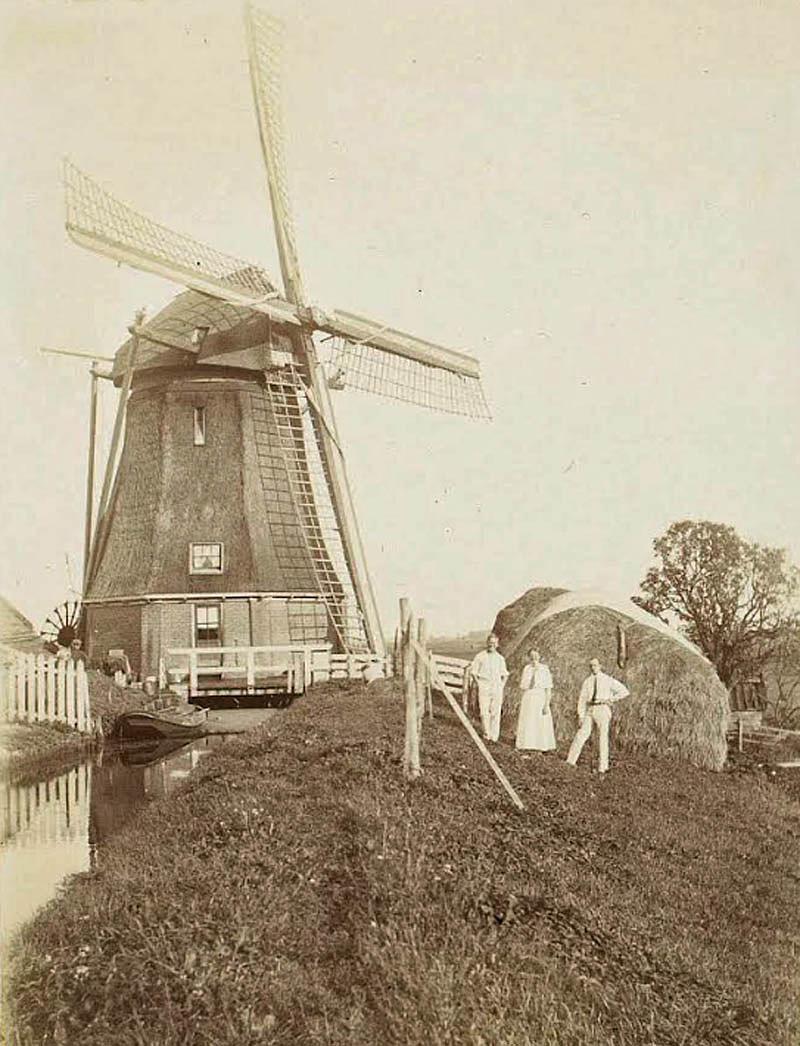 3, Molen 00280 a Groot-Duivendrechtsepolder (hoge deel), Weideheuvel / Strandvliet (Ouderkerk aan de Amstel), collectie DVM | Database Nederlandse molens media-bestand