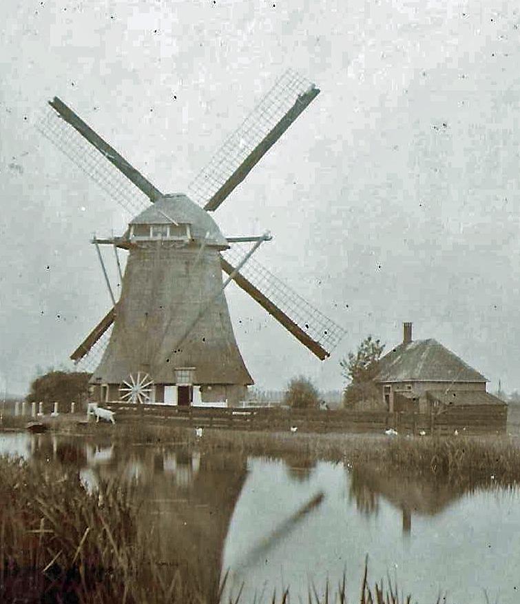 Molen 00063 Bent- en Delf of Generale polder, Langelandse Molen (Benthuizen), Foto collectie Jan Verkleij, 24-04-2025 | Database Nederlandse molens media-bestand