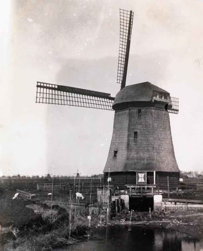 Molen 00174 Strijkmolen (3e, achter Oudorp) (Oudorp), afb. coll. Allemolens, | Database Nederlandse molens media-bestand