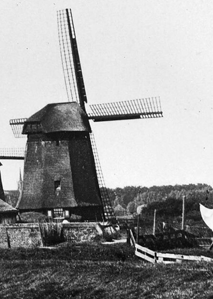 Molen 00173 Strijkmolen G (achter Oudorp) (Oudorp), Deel van een foto uit de collectie van de Rijksdienst voor het Cultureel Erfgoed. Documentnummer195.970 | Database Nederlandse molens media-bestand