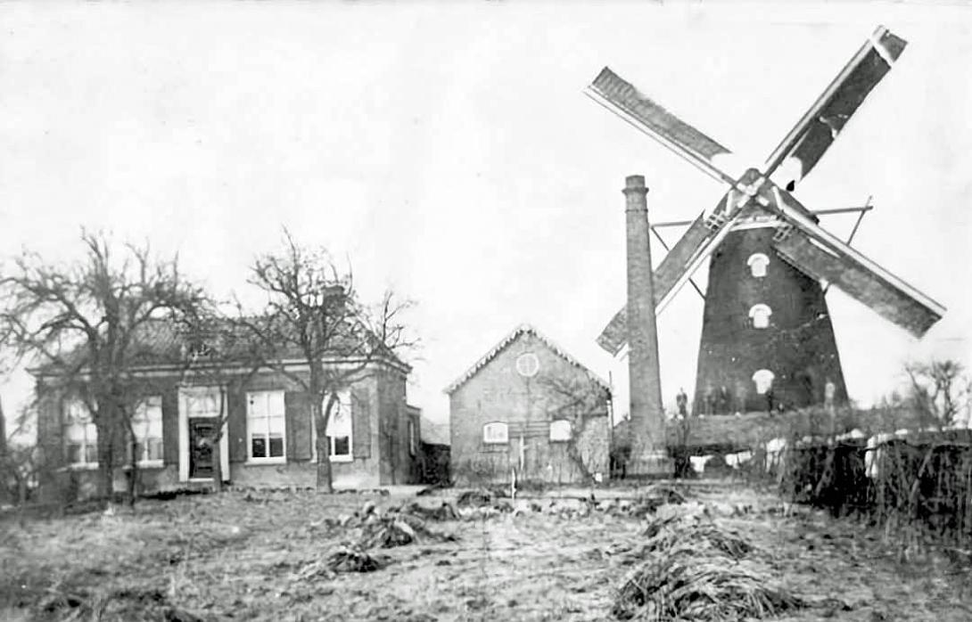 1, Molen 00278 De Hoop / De Stenen Molen (Elst), Ansichtkaart Serie 48 nr 2, opname 191 | Database Nederlandse molens media-bestand