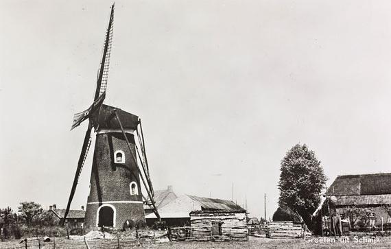 2, Molen 02578 Meule van Swinkels / Nooit Gedacht (Schaijk), Ansichtkaart, coll. DHM | Database Nederlandse molens media-bestand
