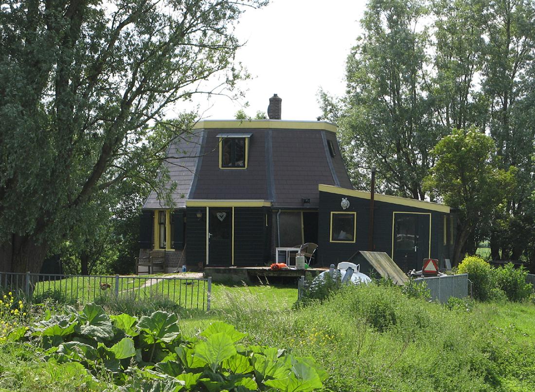 Molen 00055 Gnephoekpolder, Gnephoekmolen (3e) (Alphen aan den Rijn), Foto van Piet Glasbergen, opname 30 april 2014 | Database Nederlandse molens media-bestand