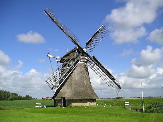 1, Molen 03040 Grutte Mûne / De Grote Molen (Marrum), Kees Vanger (7-8-2005). | Database Nederlandse molens media-bestand