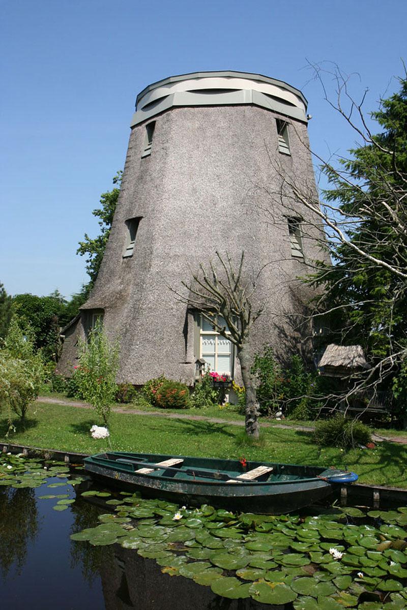 Molen 01158 Westbroekpolder, Zuidbuurtse molen (Zoeterwoude), Foto Ronald Bakker, 11 juli 2015 | Database Nederlandse molens media-bestand