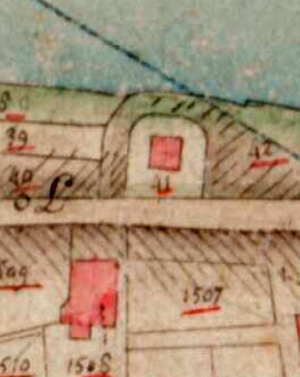 Molen 06903 c Molen De Baat voorganger (Streefkerk), Kadastrale kaart 1811-1832: minuutplan Streefkerk, Zuid-Holland,
sectie B, blad 01 nr 41 (MIN08201B01) | Database Nederlandse molens