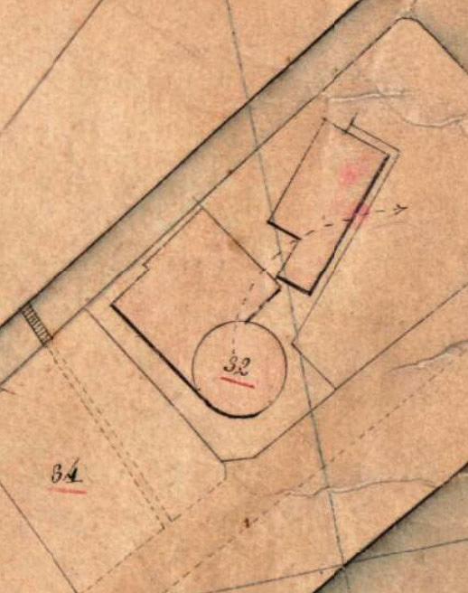 Molen 17793 Rosmolen van molen Het Fortuin (Haarlem), Detail van de Kadastrale kaart 1811-1832: verzamelplan Haarlem, Noord-Holland (MIN07040VK1) | Database Nederlandse molens