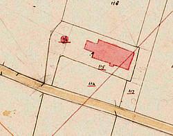 Molen 06460 y Molen van Olgers (Beersterhoogen), Detail van de Kadastrale kaart 1811-1832: minuutplan Beerta, Groningen, sectie F, blad 01 (MIN01006F01) | Database Nederlandse molens
