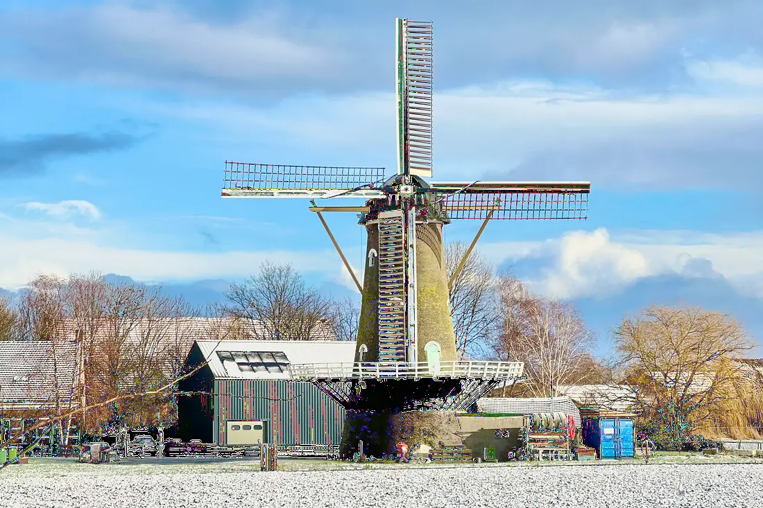 2, Molen 01865 De Oude Molen (Fijnaart), Coen Heijkoop (15-01-2024)&nbsp; | Database Nederlandse molens