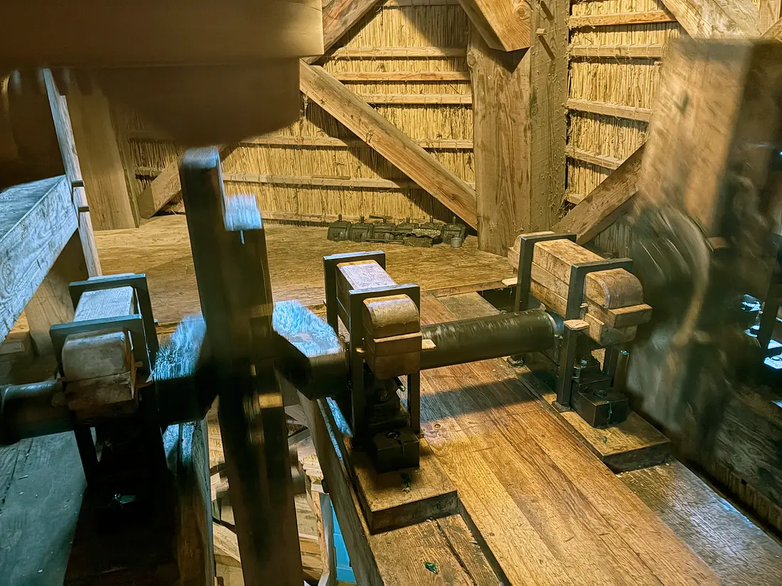 18, Molen 10139 Het Jonge Schaap (Zaandam), Bernhard IJskes (02-01-2026)
Detailopname van de samengestelde krukas | Database Nederlandse molens