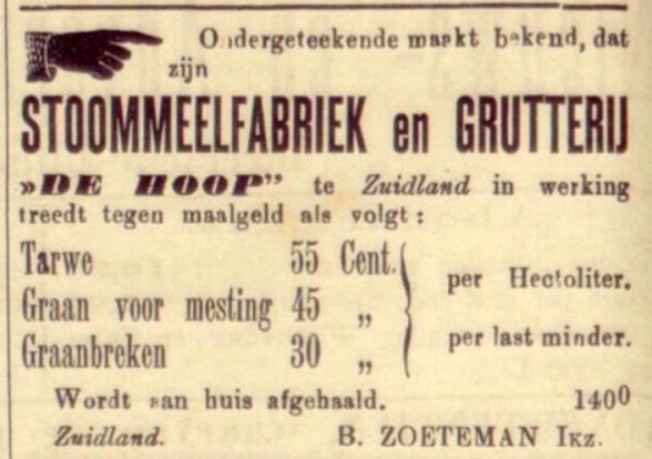2, Molen 18121 Grutmolen van Zuidland (Zuidland),  | Database Nederlandse molens