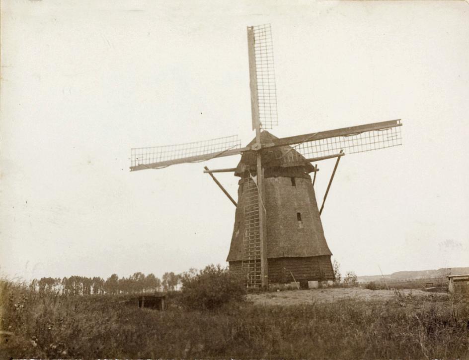 Molen 00251 Dorpspolder Enspijk (Enspijk), Foto collectie DHM, opname ca 1928 | Database Nederlandse molens