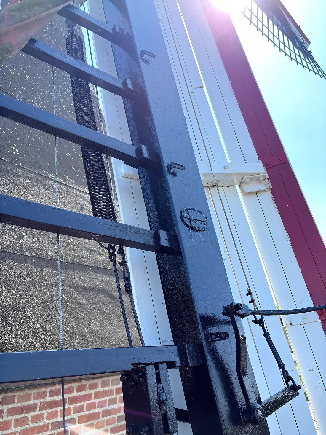 1, Roede 371, Derckx, Bernhard IJskes (25-04-2026)Detailopname fokwiek. | Database Nederlandse molens