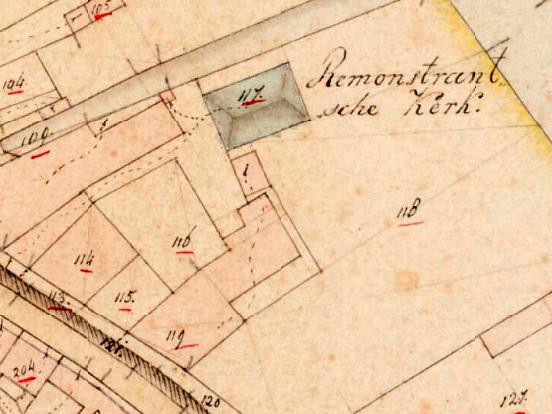 1, Molen Grutterij in Zwammerdam (Zwammerdam), detail Kadastrale kaart 1811-1832: minuutplan Zwammerdam, Zuid-Holland, sectie A, blad 01, nr 113 | Database Nederlandse molens