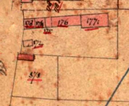 1, Molen 17600 Molen van Van Hasselt (Amsterdam), Detail van de Kadastrale kaart 1811-1832: minuutplan Nieuwer-Amstel, Noord-Holland, sectie D, blad 01 | Database Nederlandse molens