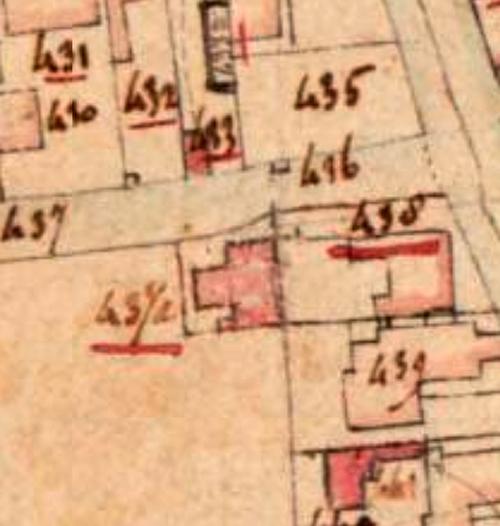 1, Molen 06674 k De Witte Raaf of De Hoop (Zaandijk), Detail van de Kadastrale kaart 1811-1832: minuutplan Zaandijk, Noord-Holland, sectie A, blad 01 | Database Nederlandse molens