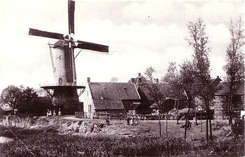 1, Molen 01209 Molen van Fikse (Heukelum), Ansichtkaart Serie 64 nr 3 | Database Nederlandse molens