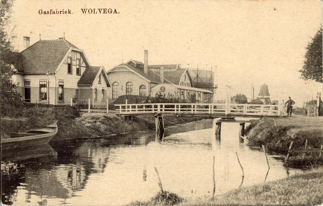 1, Molen 03852 c Oliemolen Schipsloot / Bonkemolen (Wolvega/ Wolvegea), Ansichtkaart, collectie A.J. Kool | Database Nederlandse molens