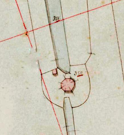 Molen 01001 g Wassenaarsche polder, De Wolf / Nr. 4 (Leimuiden), Kadastrale kaart 1811-1832: minuutplan Leijmuiden, Noord-Holland, sectie C, blad 02 | Database Nederlandse molens