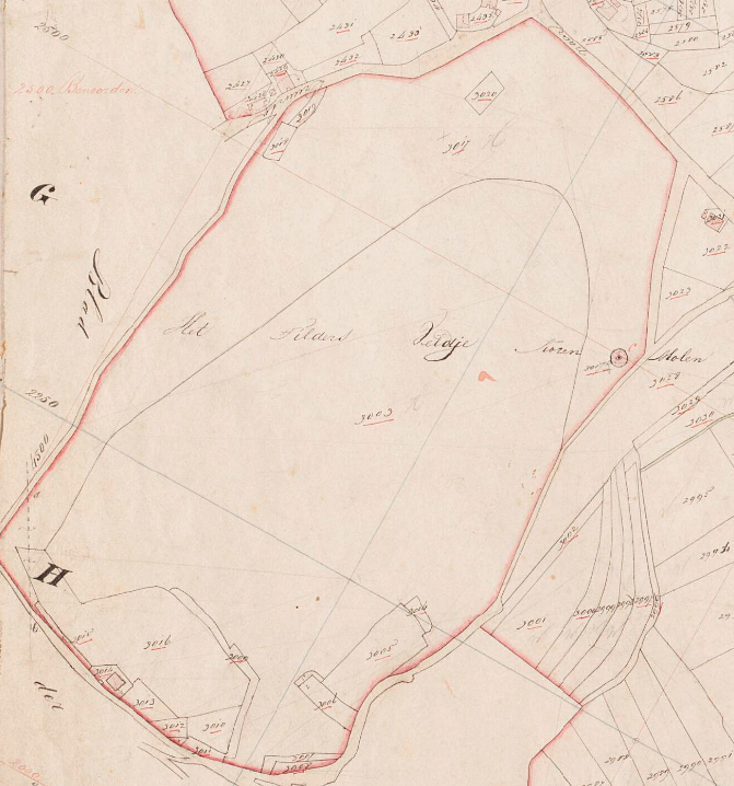 2, Molen 00889 a (korenmolen) (Zieuwent), Kadastrale kaart 1811-1832: minuutplan Lichtenvoorde, Gelderland, sectie F, blad 04&nbsp; | Database Nederlandse molens