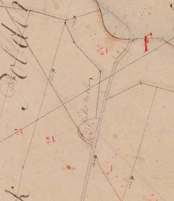 Molen 01045 b Lisserbroekpolder (Lisse), Kadastrale kaart 1811-1832: minuutplan Lisse, Zuid-Holland, sectie D, blad 01&nbsp; | Database Nederlandse molens