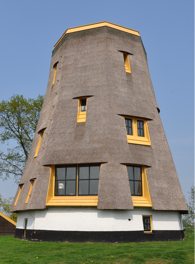 Molen 00936 h Polder de Honderd Morgen of Wilde Venen, Nr. 6 (Moerkapelle), deel van grotere foto van D. vanden Bulcke, 22-04-2011 | Database Nederlandse molens