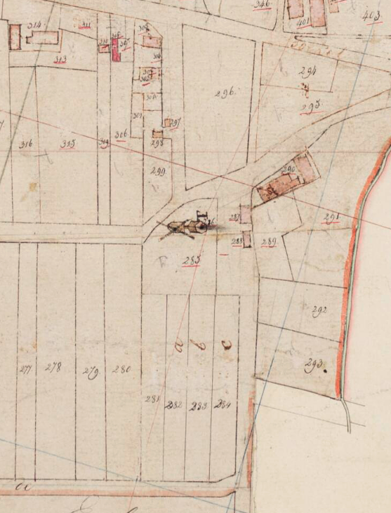 Molen 06488 u (standerdmolen) (Boekel), Kadastrale kaart 1811-1832: minuutplan Boekel, Noord-Brabant, sectie B, blad 01&nbsp; | Database Nederlandse molens
