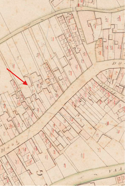 Molen Grutterij aan de Haagdijk (Breda), Kadastrale kaart 1811-1832: minuutplan Breda, Noord-Brabant, sectie A, blad 02 | Database Nederlandse molens