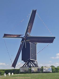 Molen 't Vliegend Hert, Brielle, Ricardo de Romijn (14-05-2022) | Database Nederlandse molens