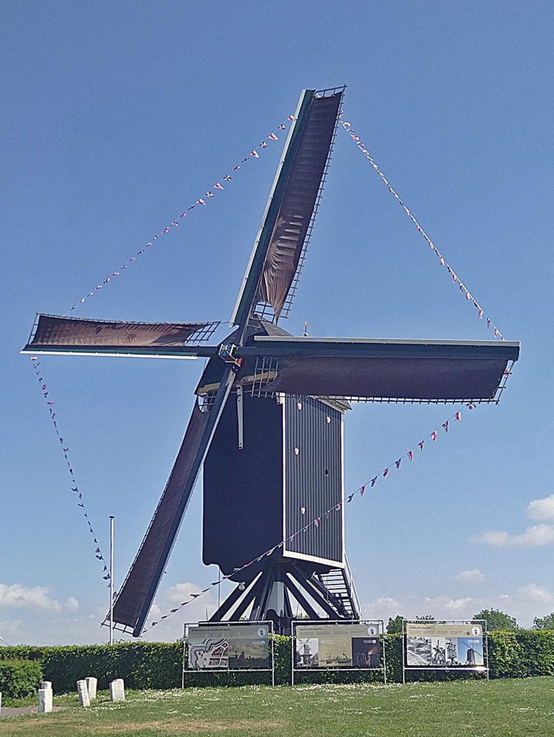 Molen 10145 't Vliegend Hert (Brielle), Ricardo de Romijn (14-05-2022) | Database Nederlandse molens