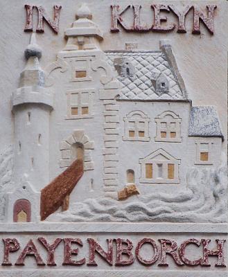 1, Molen 08888 Brouwerij Den Aker / 	Kleyn Payenborg / Klyn Paijenburg (Utrecht), Gevelsteen op adres Oudegracht 320, Utrecht | Database Nederlandse molens