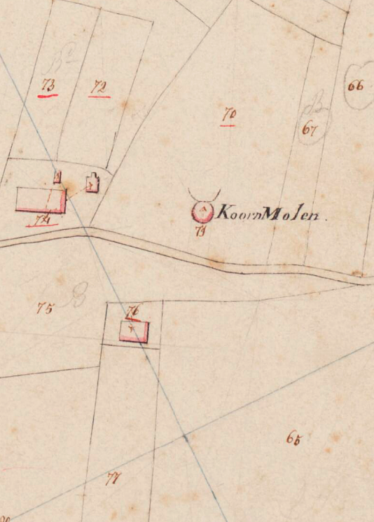 Molen 06800 u Korenmolen van Hernen (Hernen), Kadastrale kaart 1811-1832: verzamelplan Hernen, Gelderland (MIN05083VK1) | Database Nederlandse molens